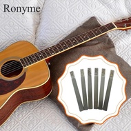 [Ronyme] 6x Guitar Nut files 0.0285"-0.044" Fret Crowning Sturdy Luthier Repair Tool Kit Gauged Nut 