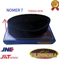 HITAM ULINNUHA BLACK PECI HIGH QUALITY NUMBER 7 - KOPIAH NUMBER 7 - PECI NUMBER 7 - SONGKOK NUMBER 7