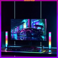 [Tachiuwa2] 2Pcs LED RGB Light Bar Color Changing, Desk Light, Table Lamp, Decor, Gaming Light Ambie
