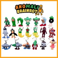 GANTUNGAN Anomali Brainrot Rubber Keychain Anomali Tung Sahur Keychain