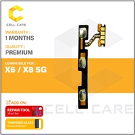 Power On Off Ribbon Flex Compatible For HONOR X6 With Volume Switch