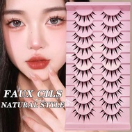 Manga Lashes 5/10 Pairs Natural Lashes False Eyelashes Little Devil Lashes Anime Lashes Full Strip L