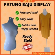 Mennequin female Patung Display Baju Wanita Mannequin Female half Body Display Stand Boleh Laras Tin