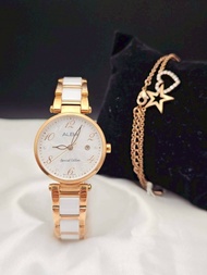 ALBA นาฬิกาผู้หญิง ( Special Edition ) AH7N74X1 สแตนเลส-เซรามิก **แถมสร้อย**
