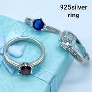 original 925 silver with white gold plated ladies ring,cincin perak tulen sadur emas putih untuk perempuan