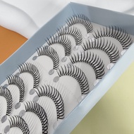 ขนตาปลอม Magic School เอฟเฟกต์หนา 17 ชิ้น U-Shaped ขนตาปลอมเนื้อสีดำ MG805 ตาข่ายธรรมชาติ ขนตาปลอม 1