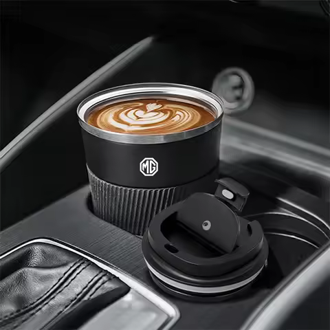 Car Emblem Thermos Bottle Water Cup Coffee Mug For Morris Garages MG Parts X-Power Hector GT 350 Mot