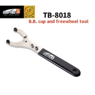 SUPER B TB-8018 Bicycle B.B. CUP and Freewheel Tool 2.8mm B.B. Cup 2.2mm Freewheel Bike Repair Tools