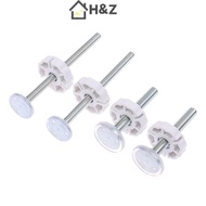 H&Z 1/4pcs White M8 M10 Baby Gate Spare Kit - Pressure Fit Spindles & Screw Bolts For Safety Gates N