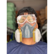 (Pesticide Combo - Paint spraying + Woodworking) 3M 6200 + 3M 5N11 filter cotton + 2 3M 6001 filters