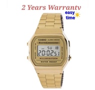 [2YEARS WARRANTY] Casio A168WG-9W Original Youth Unisex Watch / Women Watches Digital Sports Watches