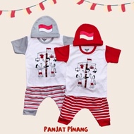 Promo Bendera / Set Baju Bayi Hut Ri Pakaian Setelan Anak 17 Agustus