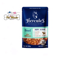 Hercules Puppy All Breed (แบบซอง) อาหารเปียกลูกสุนัขรสเนื้อวัว ขนาด130g.