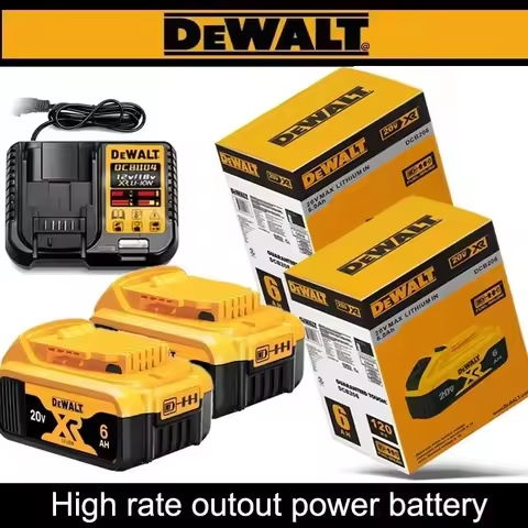 Original DeWalt 20V battery 6Ah/5Ah. replaceable DCB606 DCB609 DCB184 DCB200 DCF845 DCF850 DCF911 DC