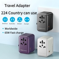 Travel adapter Universal Conversion Plug Universal International Travel Converter Overseas Socket Charger Universal Compact Travel Adapter Wall Plug with USB type C ports