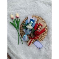 1 STEM CHOCOLATE BOUQUET VALENTINE'S CHOCOLATE BOUQUET/ CHOCOLATE BOUQUET/