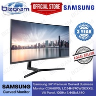 Samsung 34" Premium Curved Business Monitor C34H890 / LC34H890WGEXXS, VA Panel, 100Hz 3,440x1,440 (3-Year Warranty)