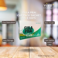 GULA PRAI Cup Pack Fine Granulated Sugar Sachet Stick | Gula Halus Paket Pek Kecil