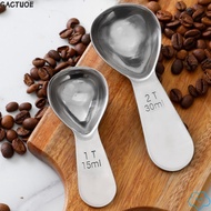 CACTUOE Coffee Bean Measuring Spoons, 1 Tbsp or 2 Tbsp 15/30ml Coffee Scoops, Durable Stainless Stee