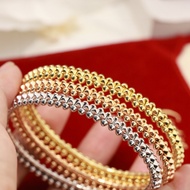 【Best quality】 Car 18k gold rivet hand light luxury high sense bracelet female fashion commuting bra