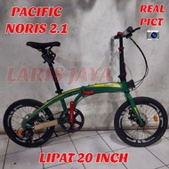 Promo Sepeda Lipat Folding Bike Pacific , Sepeda Lipat Pacific Noris