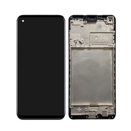 คุณภาพสูงขนาด6.5นิ้วสำหรับ Samsung Galaxy A21S SM-A217F SM-A217F/DS ชิ้นส่วนจอสัมผัสแอลซีดีของเครื่อ