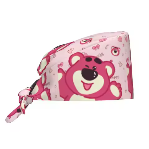 Nurse Hats Lotso Working Caps For Unisex Women Novelty Tie Back Work Scrub Cap Adjustable Medical Ca