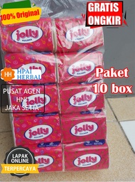 Paket Tissue 10 Box Jolly Pop Up Kuliner Isi 200 Shet - Tisu 1 Bal Jolly 200 Shet Kuliner