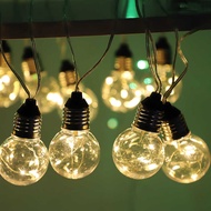 G G40 Bulb String Light led Tungsten Filament Copper Wire Retro Low Voltage Outdoor Waterproof Court