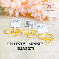 CINCIN PINTAL MINNIE EMAS TULEN 375 CN MINNIE BAJET EMAS 375 CN MINNIE PAHAT EMAS 375 SIMPLE FASHION