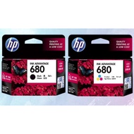 HP680 DeskJet Ink Advantage HP 680 ORIGINAL BLACK &amp; COLOUR TRI-COLOR CARTRIDGES