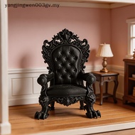 yangjingwen003gv Luxury Gothic Throne Model 1 PCS Realistic Miniature Ornament for Desktop Office Ga