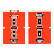 Orange Gemini Casino Playing Cards Deck Card Games