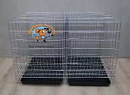 COCK CAGE GALVANIZE (2 DOORS) (Panabong/Sabong /Kulungan ng manok/Gamefowl/Scrathing pen para sa man