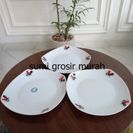 PLASTIC CHICKEN PLATES 24.5 CM PLASTIC CHICKEN MOTIF PLATES Square chicken plates LS