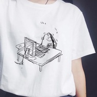 Japanese Fish Harajuku Women Funny T-shirt Kawaii Fashion Tops Cotton Streetwear Clothes