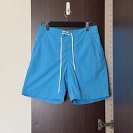 【UNIQLO】綁帶海灘褲 淺藍