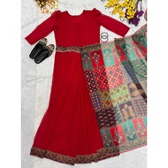 N054A Ready to Wear Gown Saree - Size 3XL