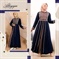 Abiyyuco TA9020 | Gamis Abaya Turkey Anak Remaja Dewasa Couple Terbaru Turki Hitam dan Warna Mewah T