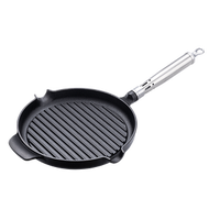 瑞典Ronneby Bruk專業煎牛排專用煎鑊鑄鐵無塗層物理不粘平底生鐵