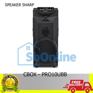 speaker aktif sharp cbox-pro10ubb