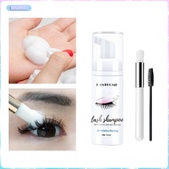 [ukgjmkcl] Eyelash Extension Shampoo Lash + Brush / 50ml / Eyelid Foaming Cleanser/Wash for Extensio