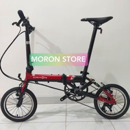 Dahon K3 14 inch Folding Bike Red Black Alloy