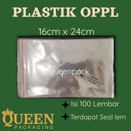 OPP PLASTIC 16 X 24 CM | Contents 100 PCS | 16 X 24 CM 24 MICRON THICKNESS |