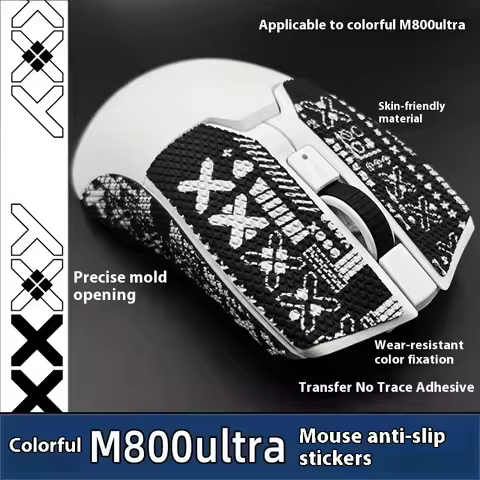 1 Set Mouse Anti Slip Sticker For Delux M800 ultra Non-Slip Anti Sweat Tape Stickers