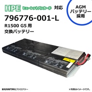 796776-001-L HP ヒューレットパッカードUPS HPE R1500 G5 P/N:Q1L89A 1U 対応 無停電電源装置UPS用バッテリーキット