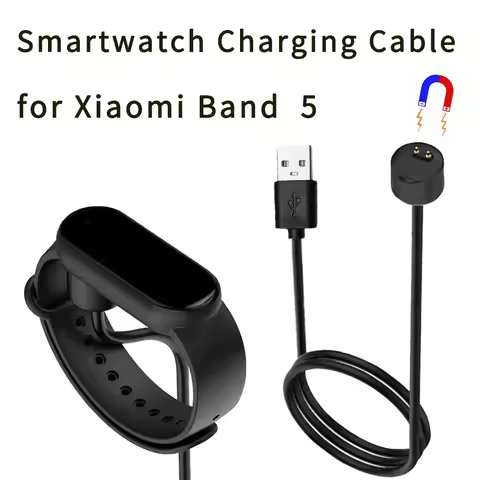 For xiaomi Band 5 6 7 Smartwatch Charger, Replacement USB Magnetic Charging Cable