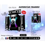 HOME THEATER SPEAKER GA-712-S High Quality NEW stock