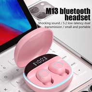 M13 TWS Wireless Bluetooth Headset LED Display Stereo Bass Touch Control Air Pro Earbuds with Microphone Mic Fone Bluetooth Earphones for iPhone Xiaomi Wireless Headphones