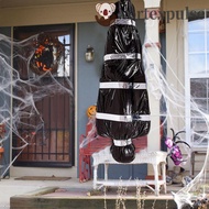 VORTEXPULSE Hanging Corpse, Inflatable Scary Dead Victim Props, Corpse Prop Large Fake Corpse Black 